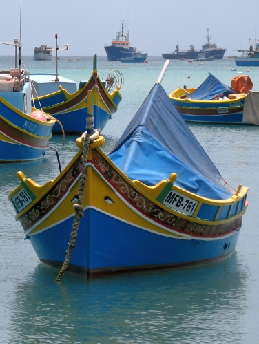 Colored Boat by Tim Hgele